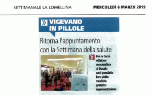 La settimana della salute 2019
